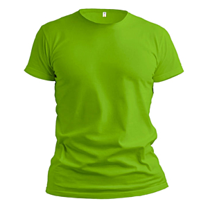 Camiseta Adulto Verde para Sublimação
